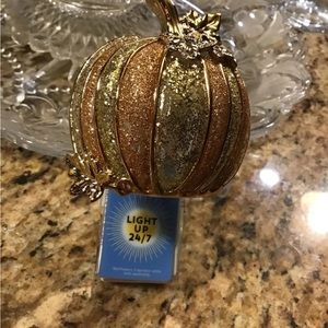 Bath Body Works ORANGE PUMPKIN Night Light Wallflower Plug In Diffuser Unit NEW.